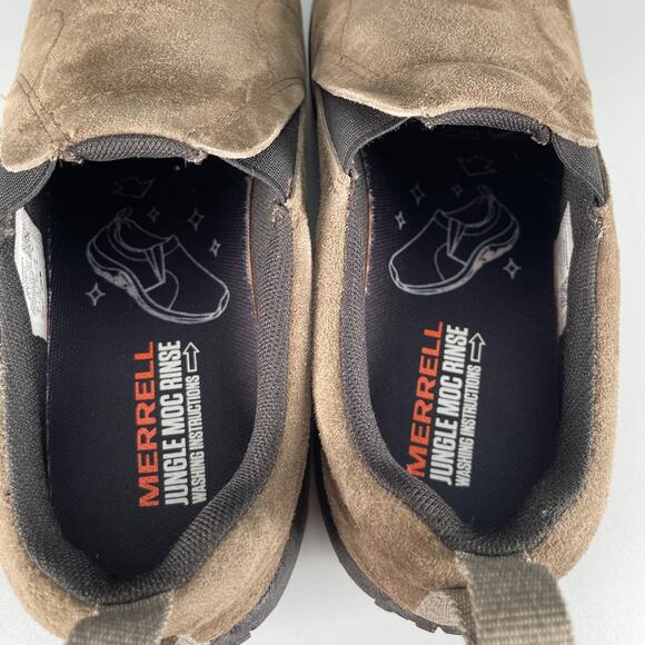 Merrell Jungle Moc Men\'s Size 8 Brown Suede Slip On Loafers Casual Shoes Outdoor